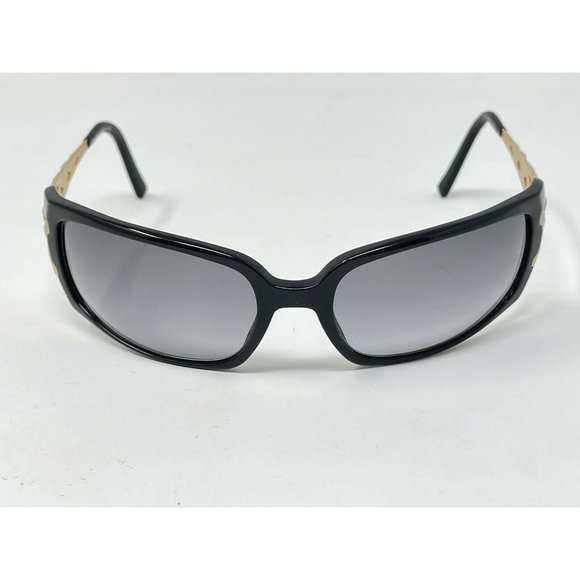SALVATORE FERRAGAMO VINTAGE SUNGLASSES Black Gold 62 [] 18-120 ITALY main image 5